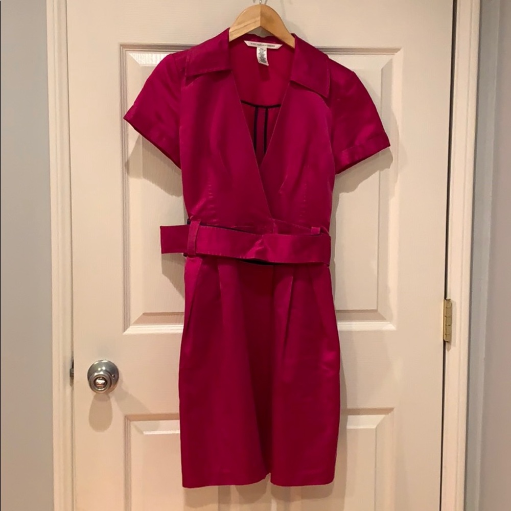 Diane von Furstenberg 'Hutton' Cotton/Silk Dress